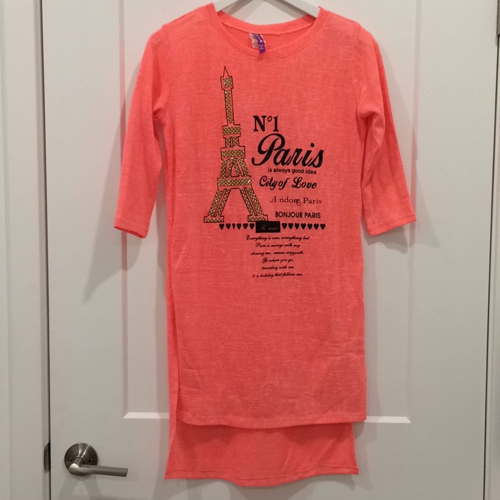 Long shirt unisex Pink